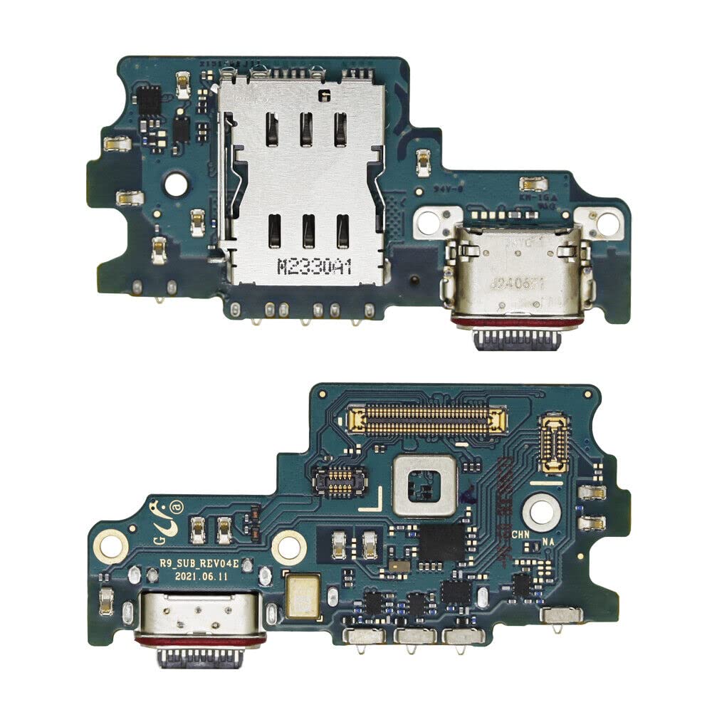 Ygpmoiki for Samsung Galaxy S21 FE 5G SM-G990U G990U G990U1 USB Charger Port Dock Connector Charging Port Board