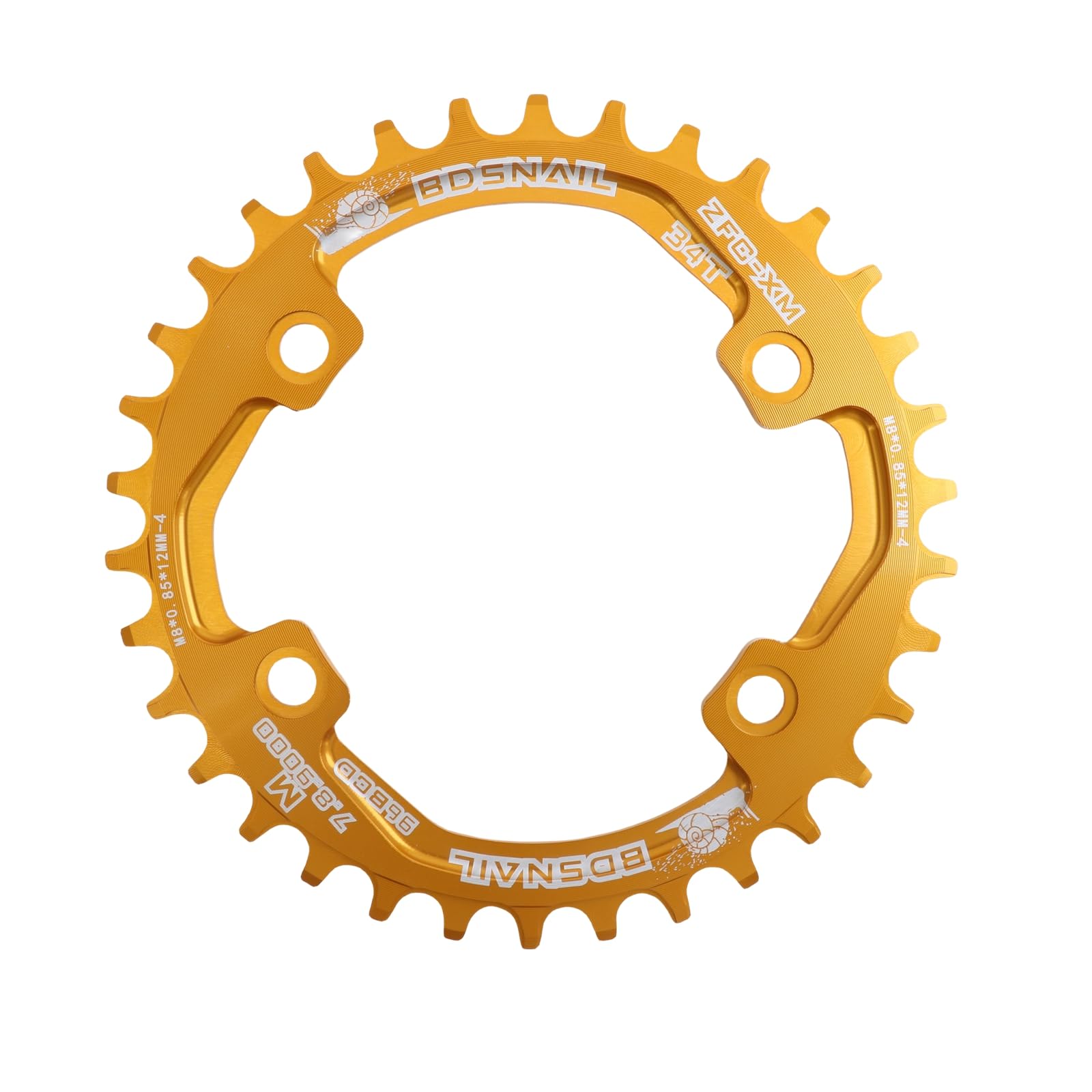 DJC Bike Chainring Asymmetrical 96BCD Round/Oval for XT SLX M6000 / M7000 / M8000 / M9000 MTB 7/8/9/10/11/12 Speed Narrow Wide 30T/32T/34T/36T/38T