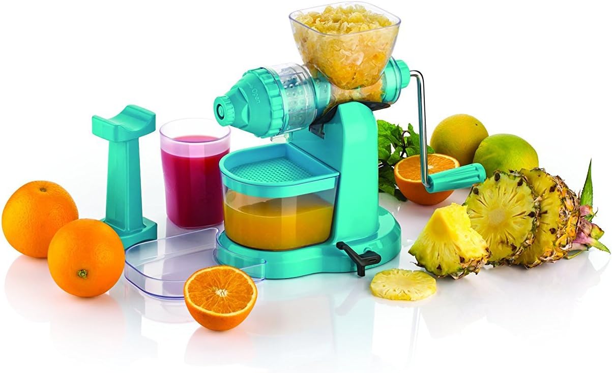 Queen Chef Fruit And Vegetable Juicer With Steel Handle And
