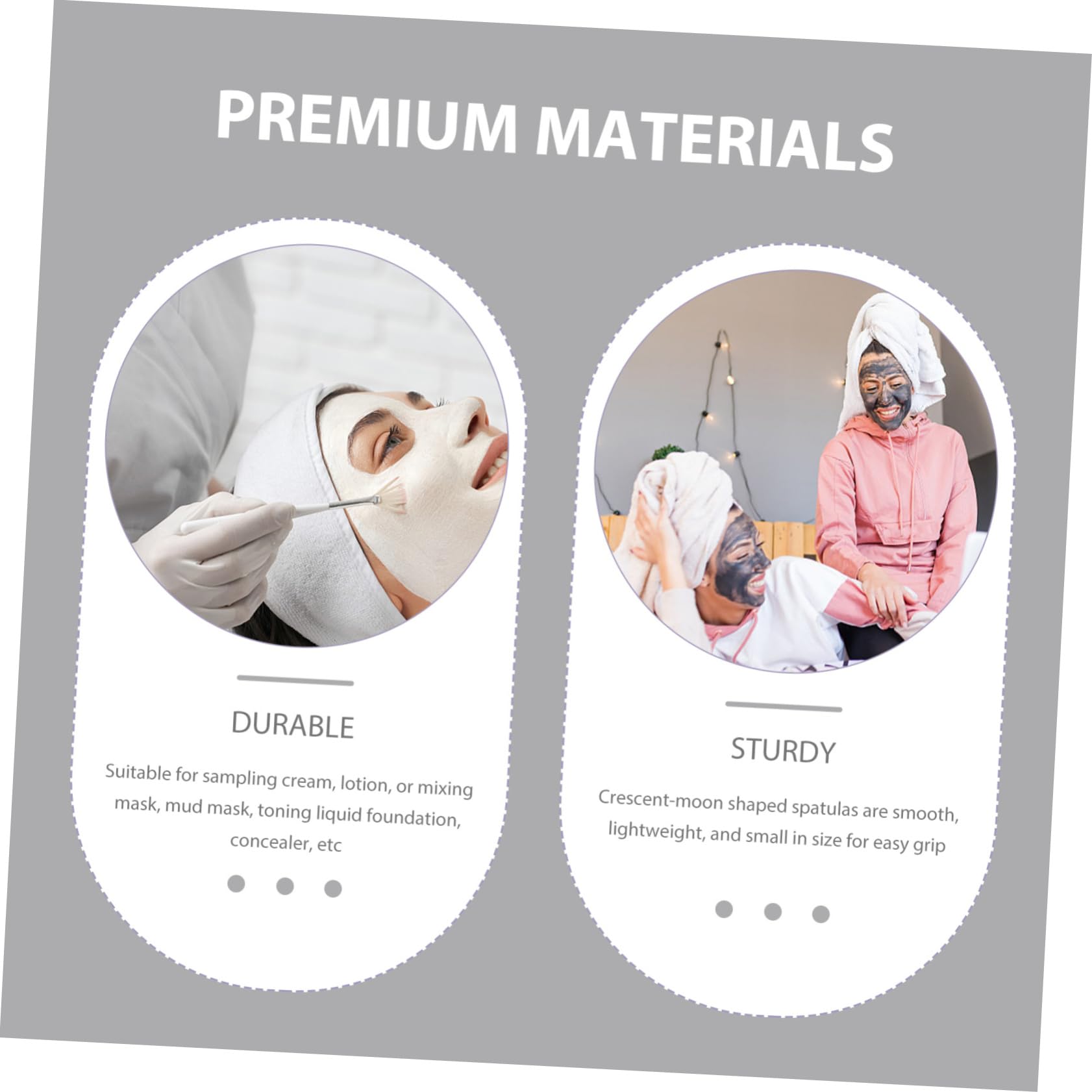 MAGICLULU 320 Piezas Cuchara espátula para crema espátula cosmética para el cuidado de la piel crema de mantequilla herramienta de espátula de maquillaje espátula para el cuidado de la piel