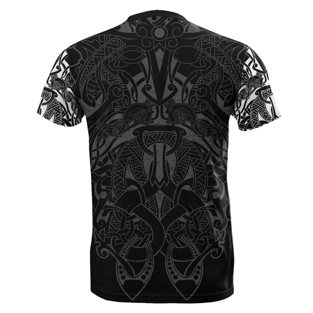 Chaqueta Mitología Nórdica 3D 2025 Sudadera De Hombre Con Capucha Vikings Tattoo Norse Mythology 3D Ropa Hombre Estilo Punk