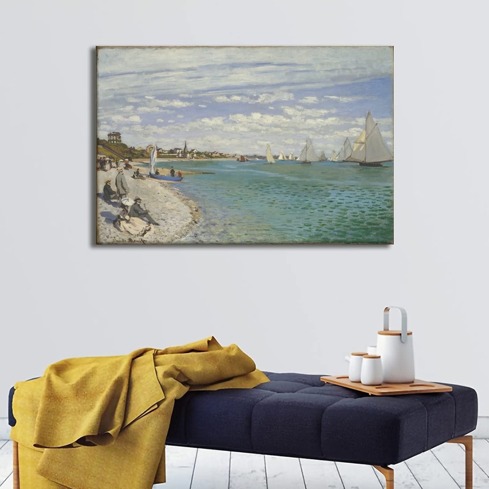 Amazon.co.jp: クロード・モネの絵画を完全収録。『レガッタ1867