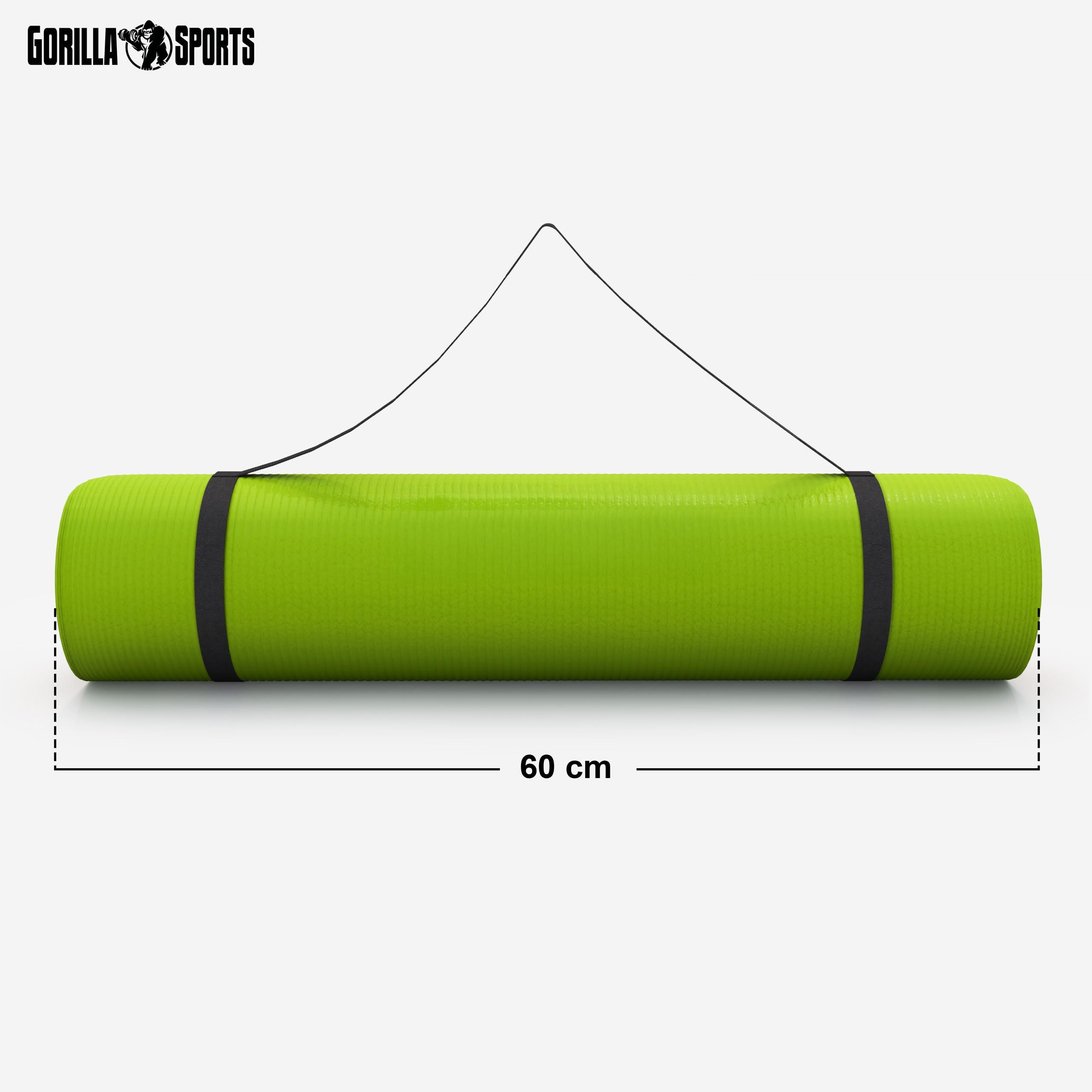 Gorilla Sports Yogamatte in Verschiedenen Farben und Größen - Colchoneta de Yoga
