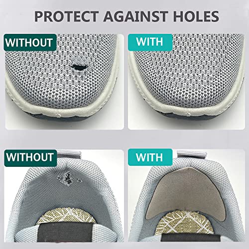 Image of 3 Pairs Shoe Repair Patches for Holes, Self-Adhesive Heel and Toe Box Hole Prevention Insert