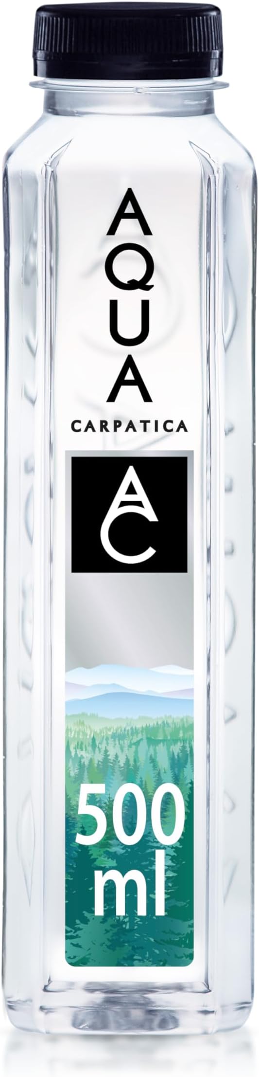 AQUA Carpatica Pure Natural Still Mineral Water, Virtually Nitrate Free, Low Sodium, Naturally Alkaline, Natural Electrolytes, Premium Multipack 100% Recyclable, 500 ml (Pack of 6)