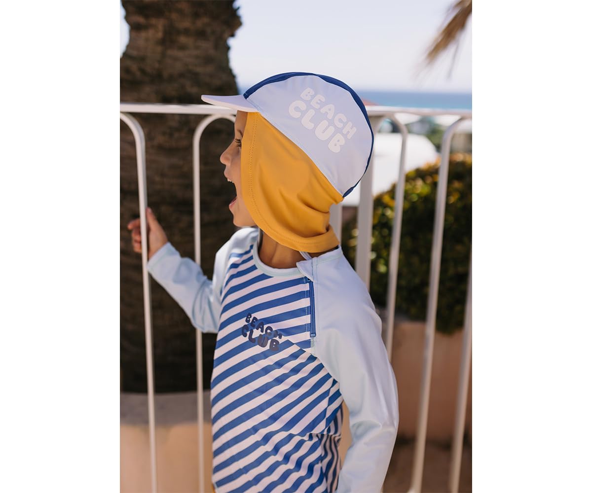 T-Shirt da Bagno a Maniche Lunghe Bambini | Protezione Solare Certificata Oeko-Tex | Confortevole, Leggero e ad Asciugatura Rapida | Ideale per Spiaggia o Piscina
