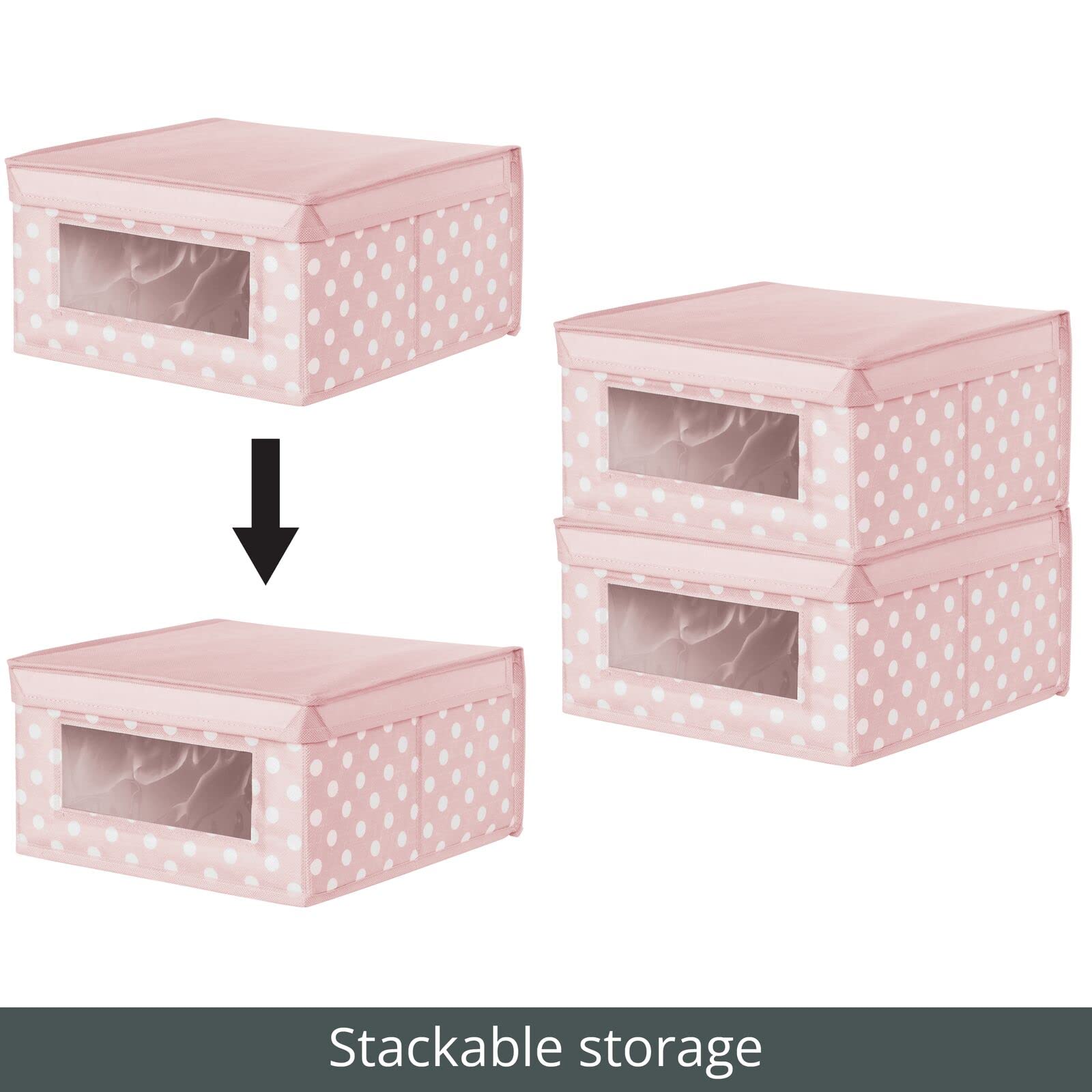 MDesign Set 2 Organizer Fasciatoio Tessuto - Scatole Portaoggetti Per Pannolini E Salviette