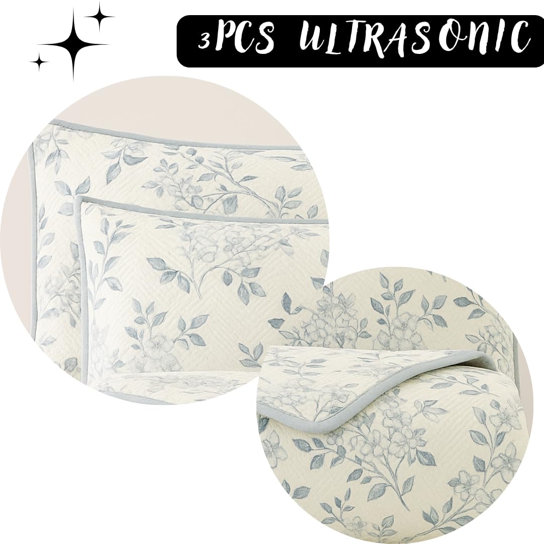 BSB HOME Ultrasonic Quilted Comforter Set - King Size -2