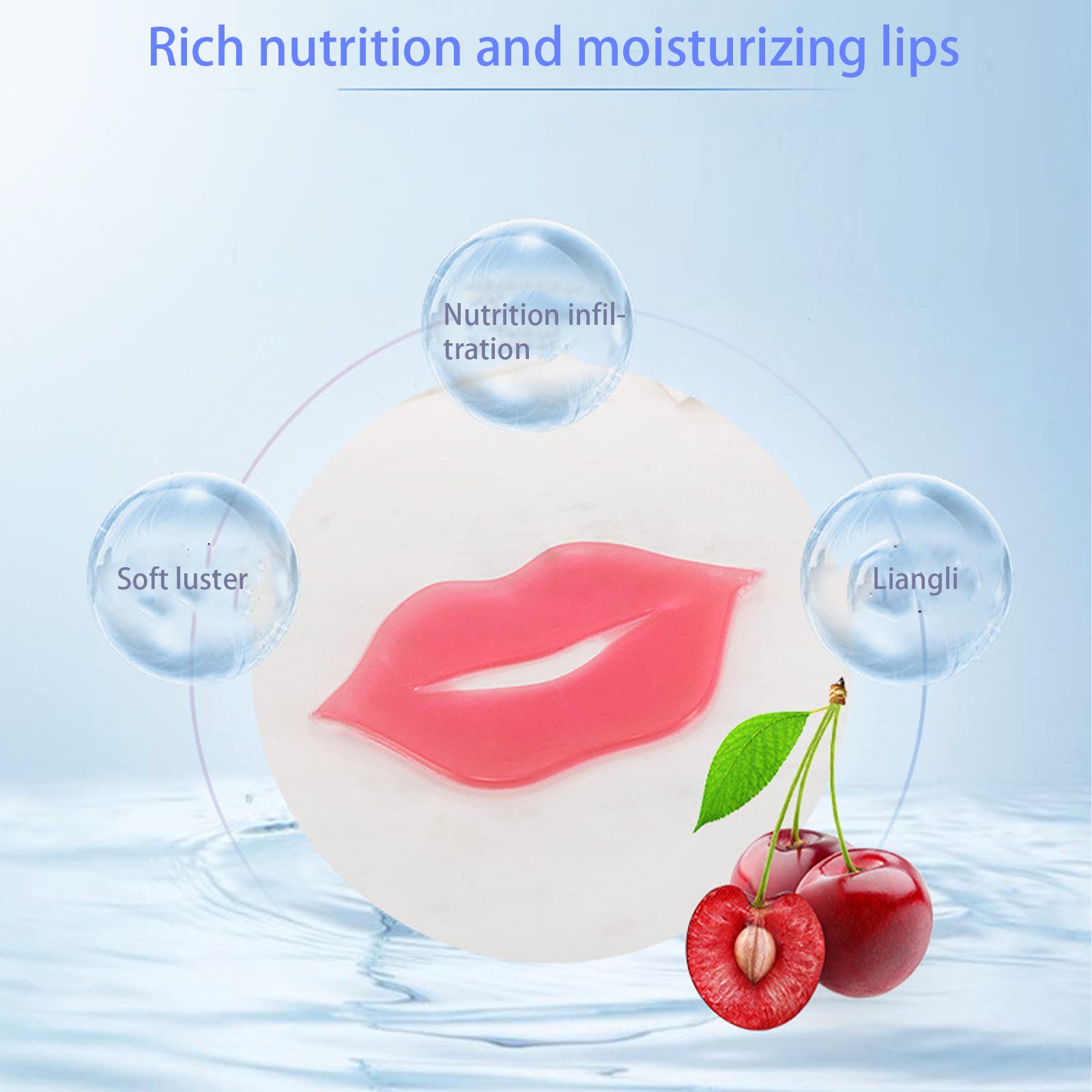 5pcs Collagen Crystal Lip Mask, Hydrating Plumping Lip Treatment - Image 4