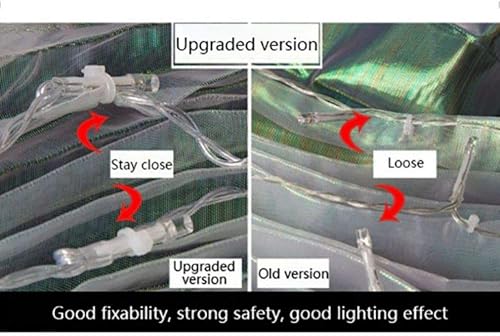 Miniatura 6 de Disfraces de alas de ángel LED para danza del vientre de Halloween para niñas (palos de baile añadidos)