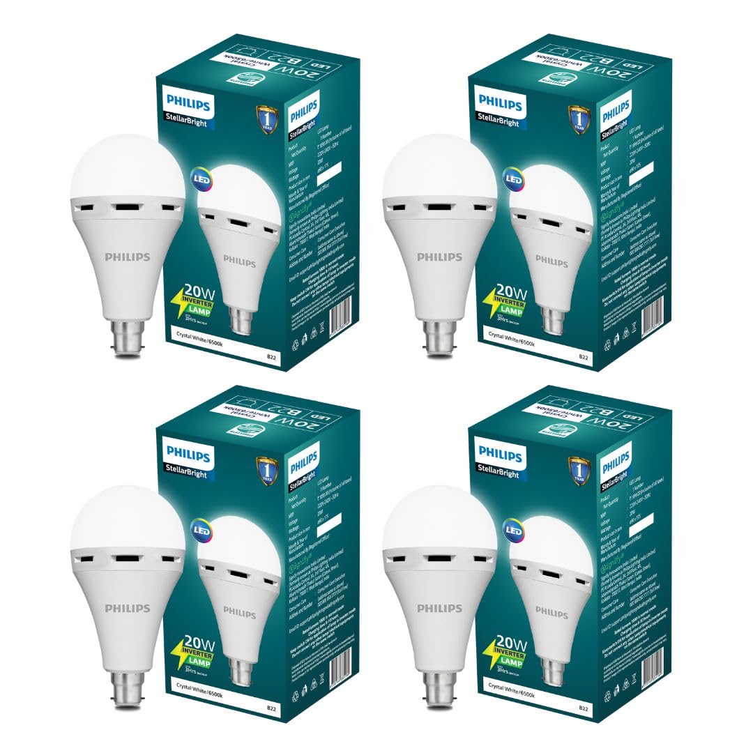 Buy PHILIPS 20W Emergency Bulb | Rechargeable Emergency Bulb for Power ...