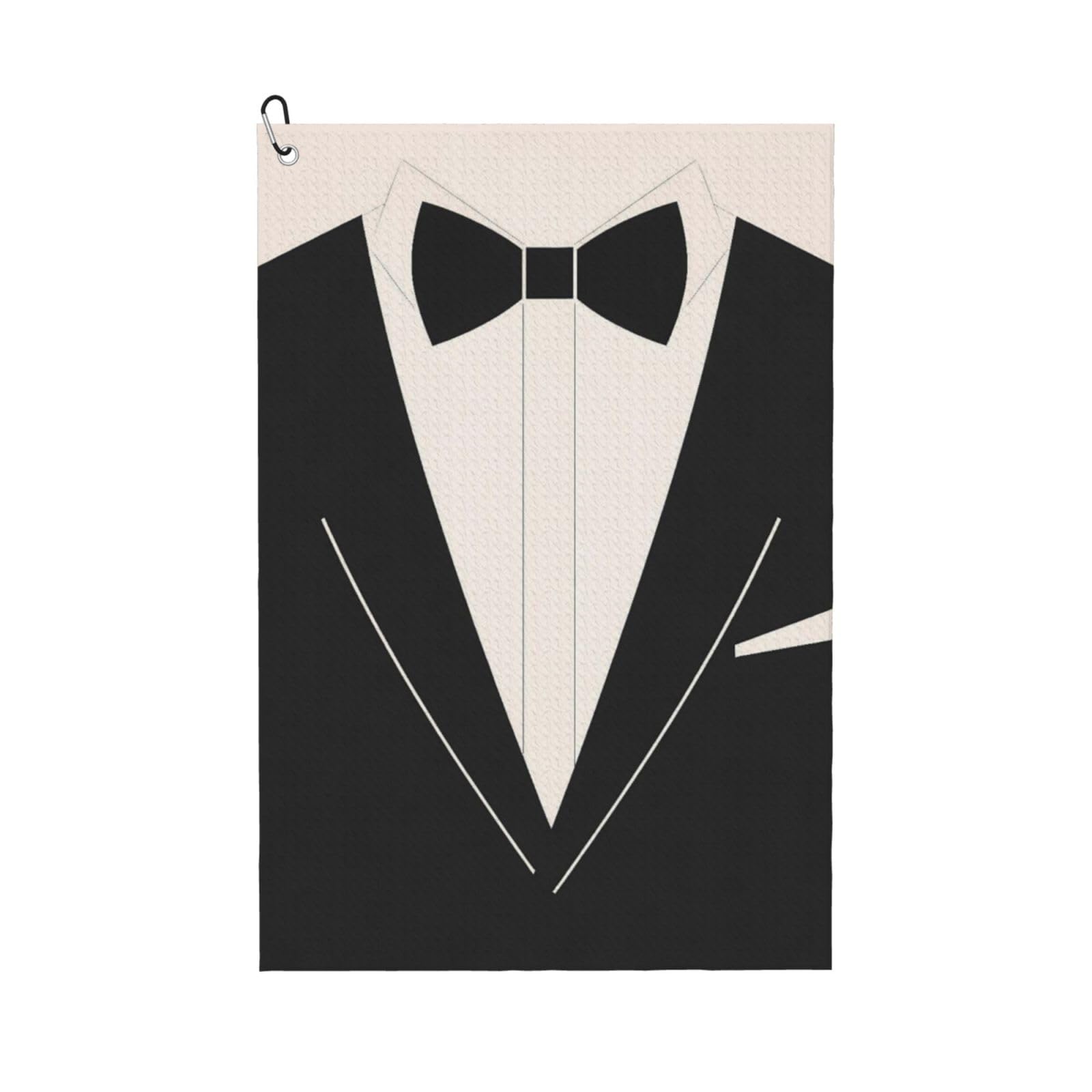 BSDFGSDD Bow Tie Tuxedo Golf Towel 24 x 16 inches