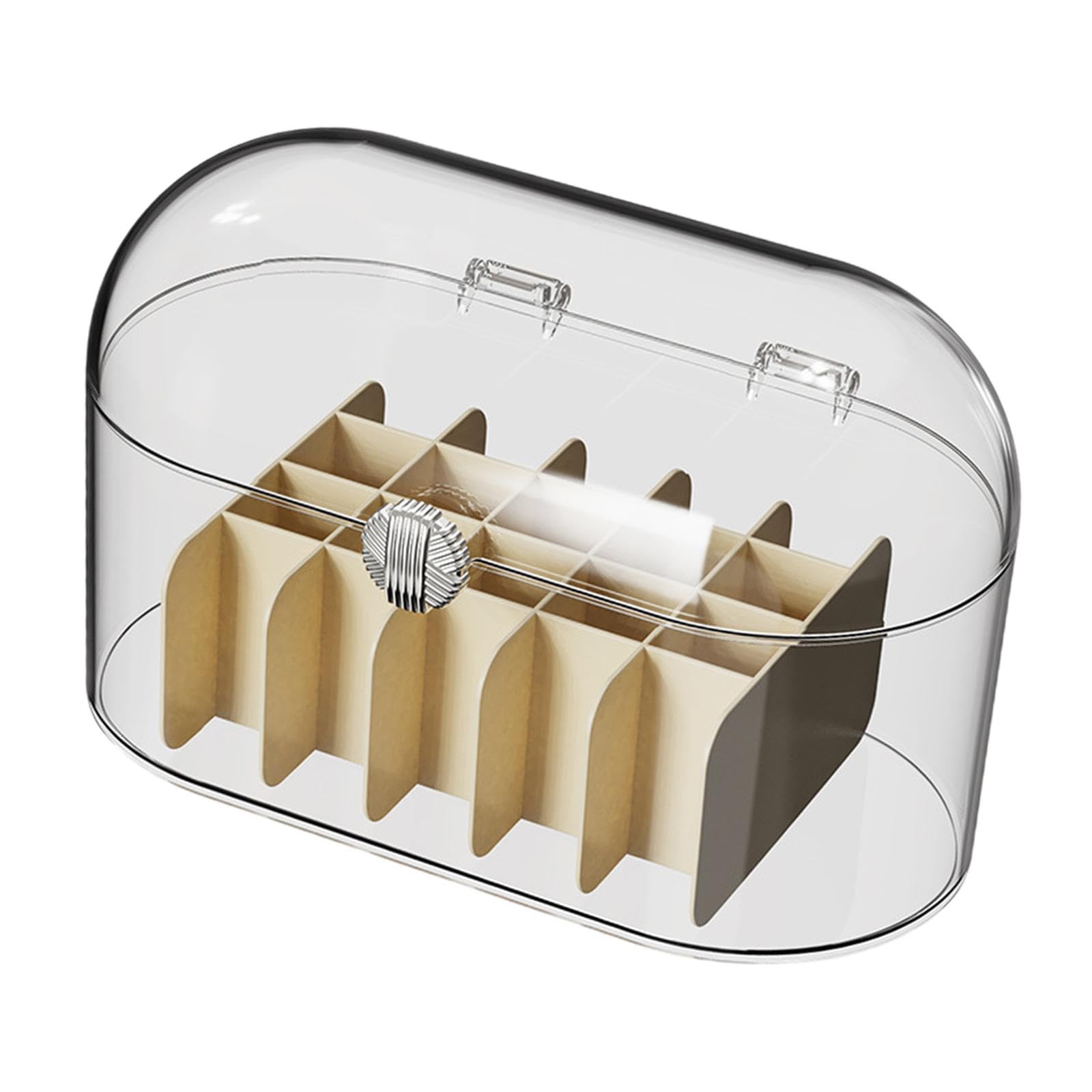 CALANDIS™ Lipstick Organizer Storage Case Multiuse Makeup Storage Organizer Countertop Clear | Storage Boxes | Home Organization | Household Supplies & Cleaning 2
