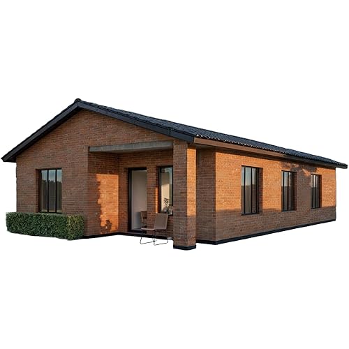 Generic Wood Construction Three Bedroom Tiny Home Plans - 41'x26' with 1048sqft Living Space