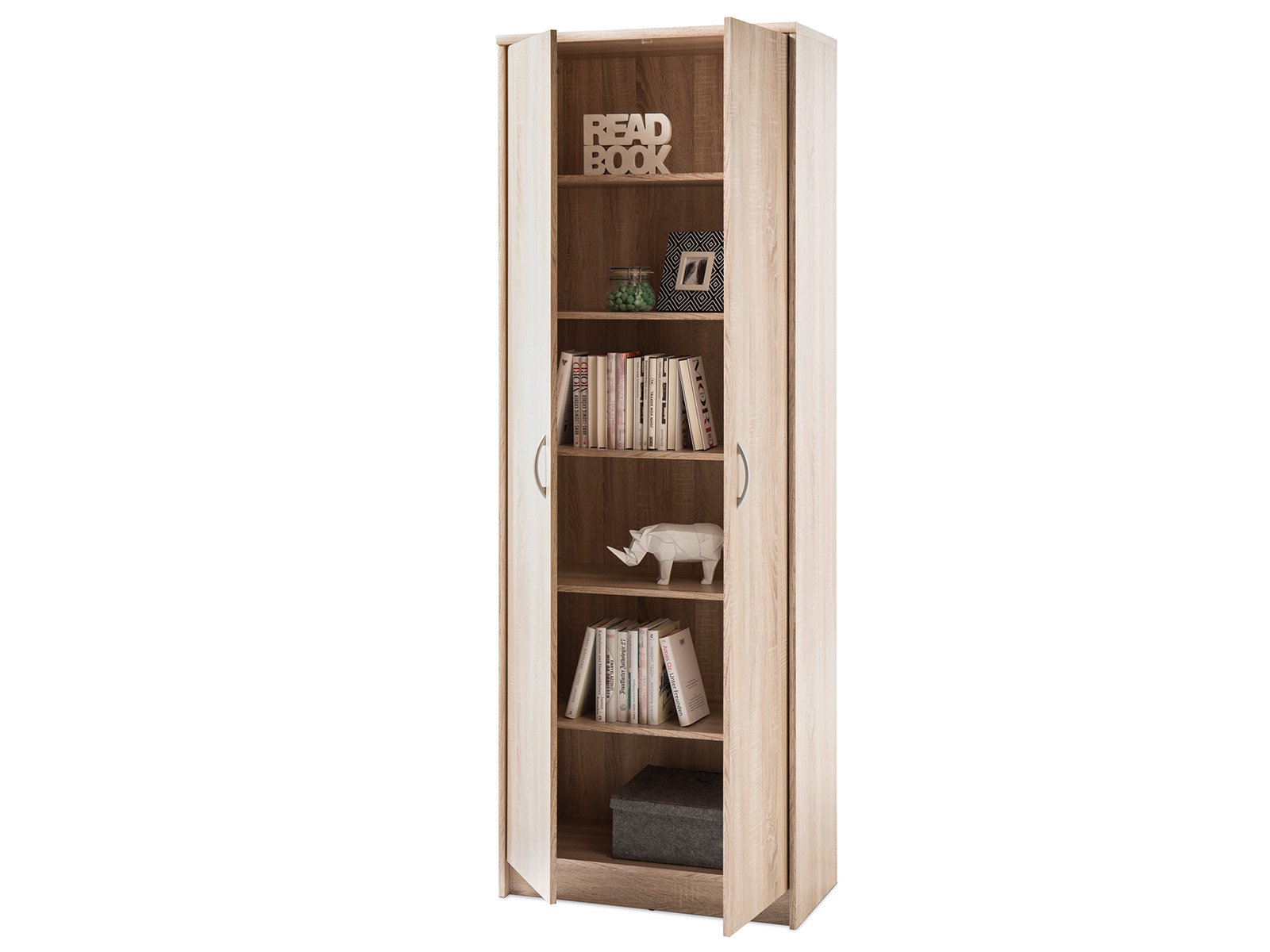 möbelando Büro-Set Büroprogramm Büroeinrichtung Büromöbel Bürokombi Olli V (5-teilig)