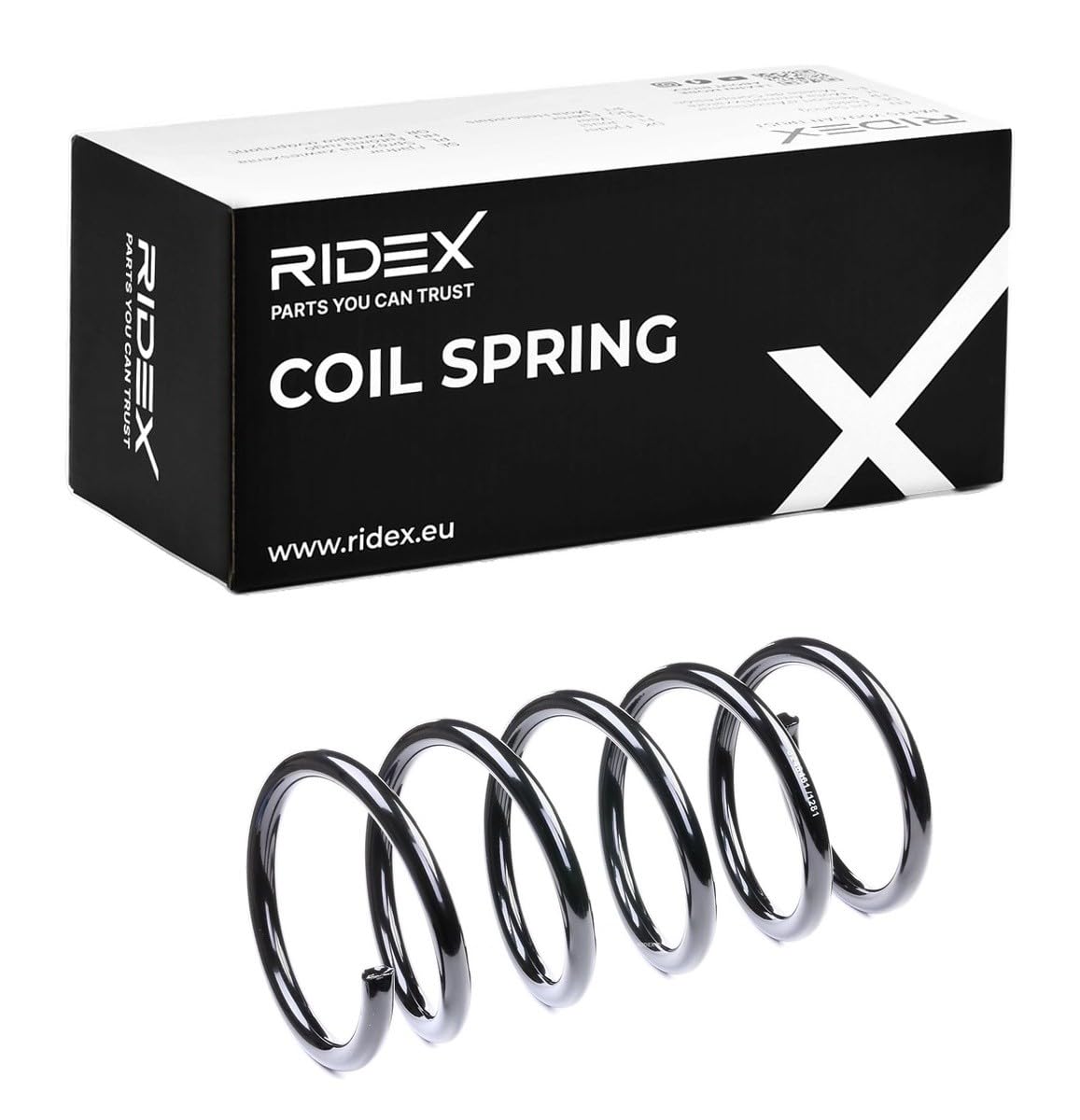 RIDEX 188C0176 2x Muelle de suspensión Trasero Compatible con VOLVO V70 II 285