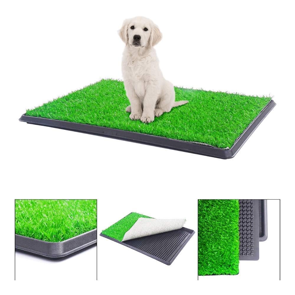 Dog Cat Potty Toilet Patch Training Pad for Indoor or Outdoor Use, 3 Pieces Puppy Training Pad Dog Relief System (B0C9N3B4KJ) Amazon Price History, Amazon Price Tracker