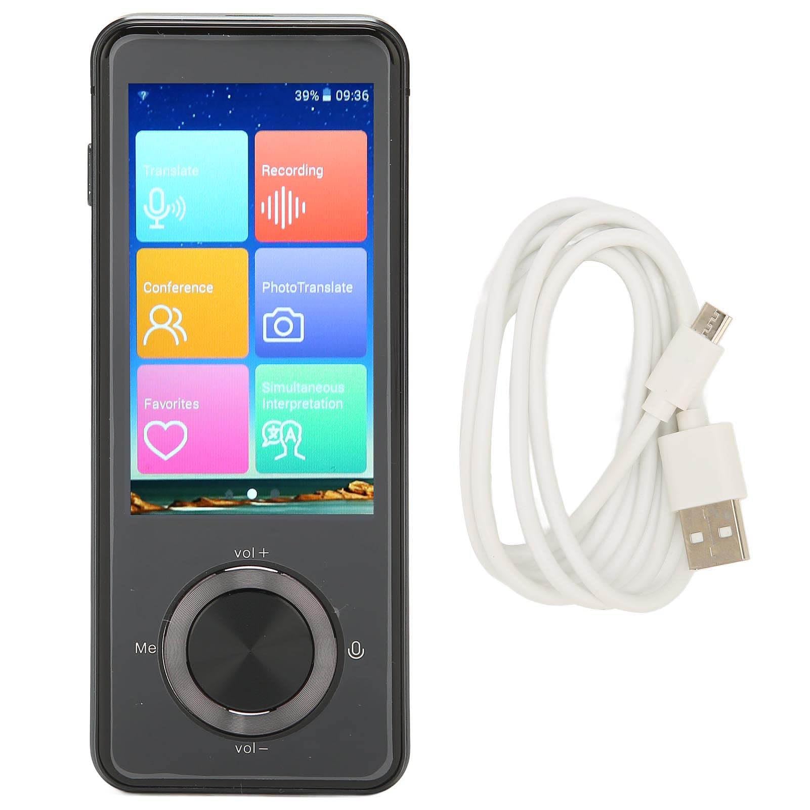 Traducteur vocal instantané avec traduction de photos et wifi