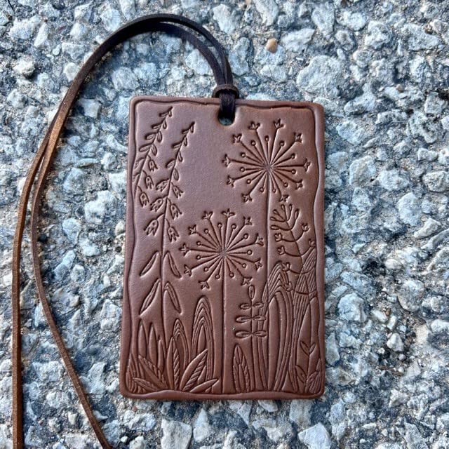 Air Flair | Car Leather Air Freshener | Dandelion Brown Leather Scent