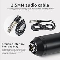 Vista 5 de SIBORIE Paquete de equipo de podcast F998 para Tiktok y YouTube Vlog, tablero de sonido con interfaz de audio, micrófono de karaoke de condensador