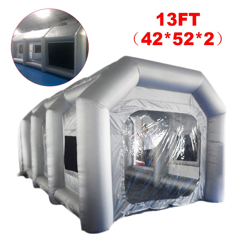 Aufblasbare Sprühkabine 4x2,5m - Tragbare Lackierkabine Mit Filter