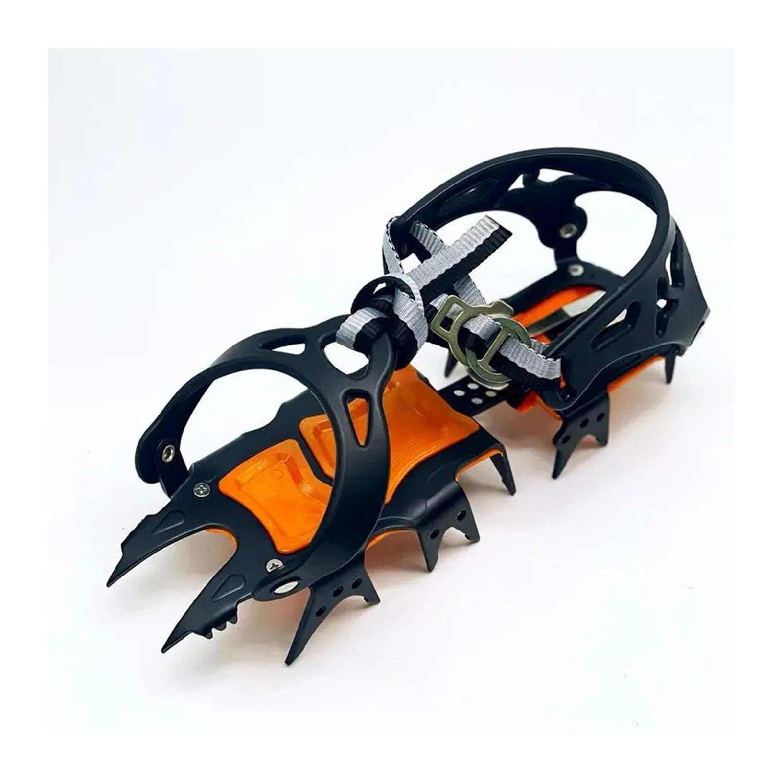 18 denti Gripper Snow Tiger Tooth Style Outdoor Ghiaccio Arrampicata su roccia Copriscarpe antiscivolo Ramponi