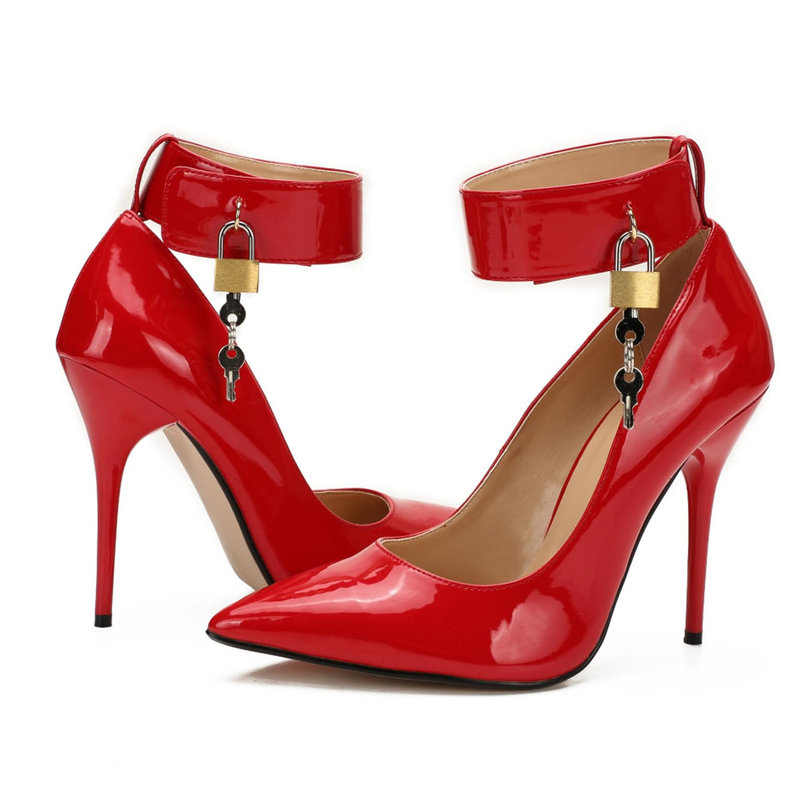 Escarpins à Talons Hauts Bout Pointu pour Femmes Grandes Tailles 5 Pouces Talons Aiguilles