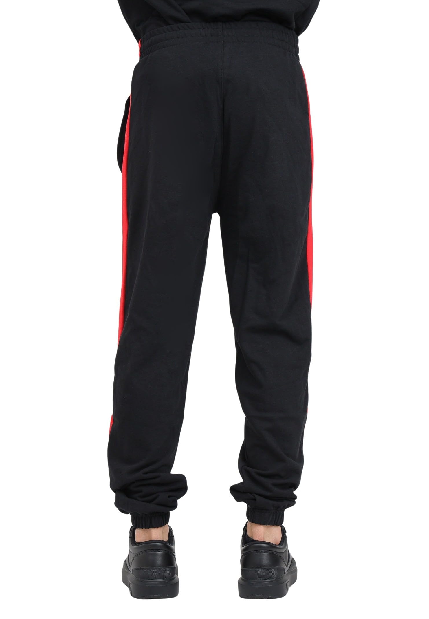 New Era ERA Pantalone Sportivo NBA Panel Chicago Bulls Nero da Uomo M