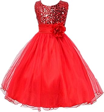 DreamHigh Sequined Flower Girls Party Pegant Dress