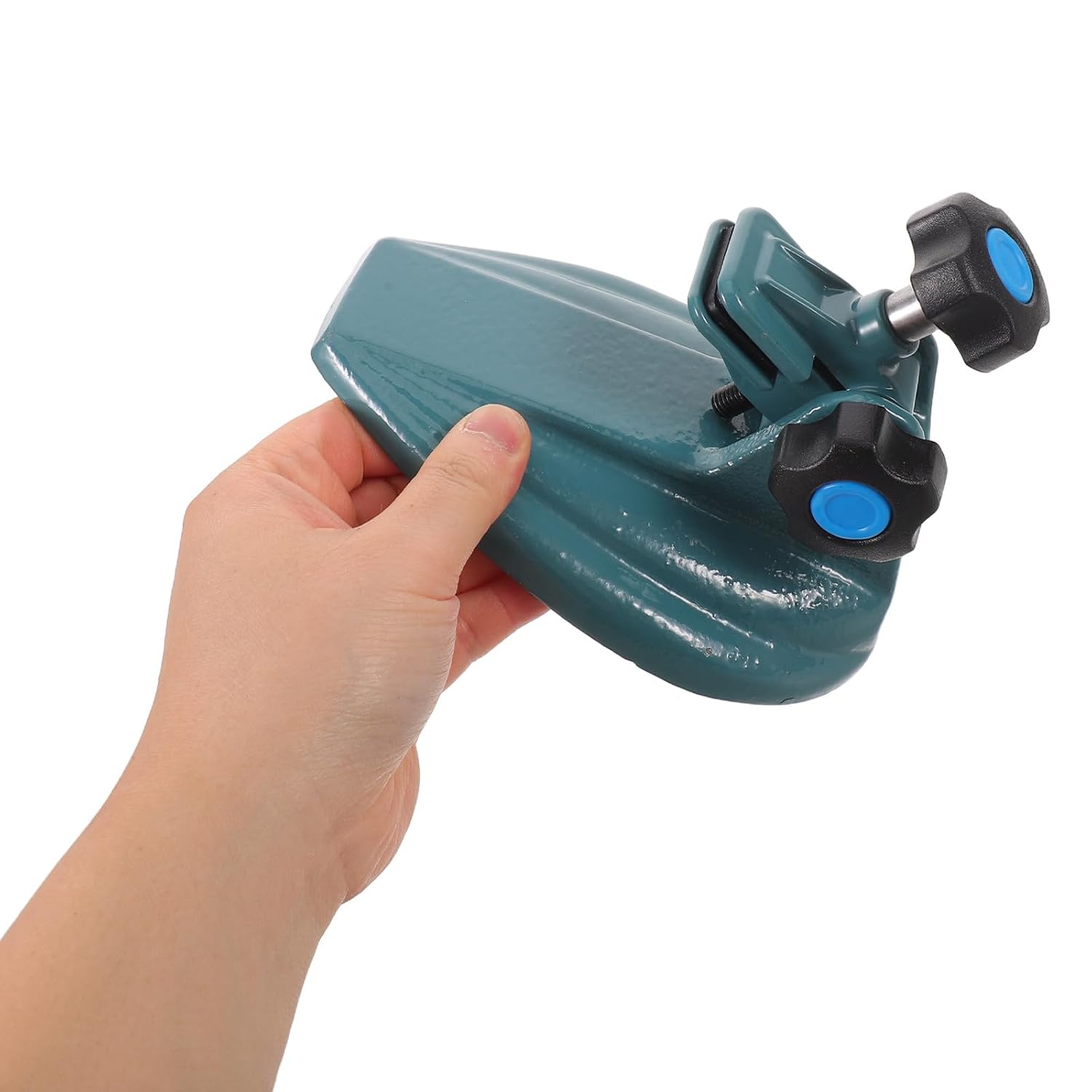 Digital Micrometer Stand Base, Solid Metal Holder with Double Non-Slip Clamping Pad, Measurement Accessory for Machinists, Technicians, and Workbenches