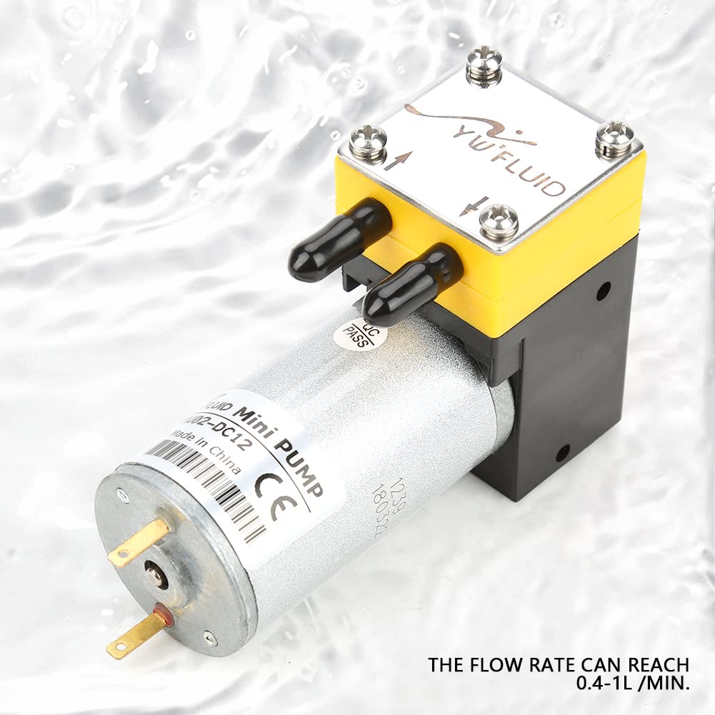 12V Diaphragm Vacuum Pump - Self Priming & Silent -2