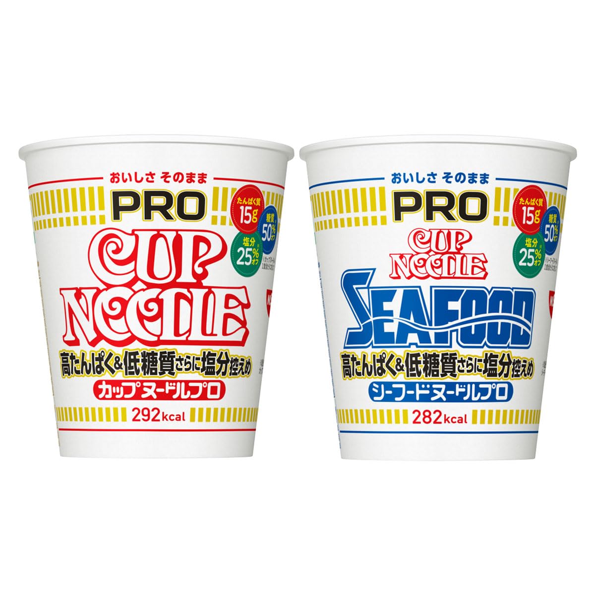 Amazon.co.jp: 日清 カップヌードル PRO 高たんぱく&低糖質 2種 24個