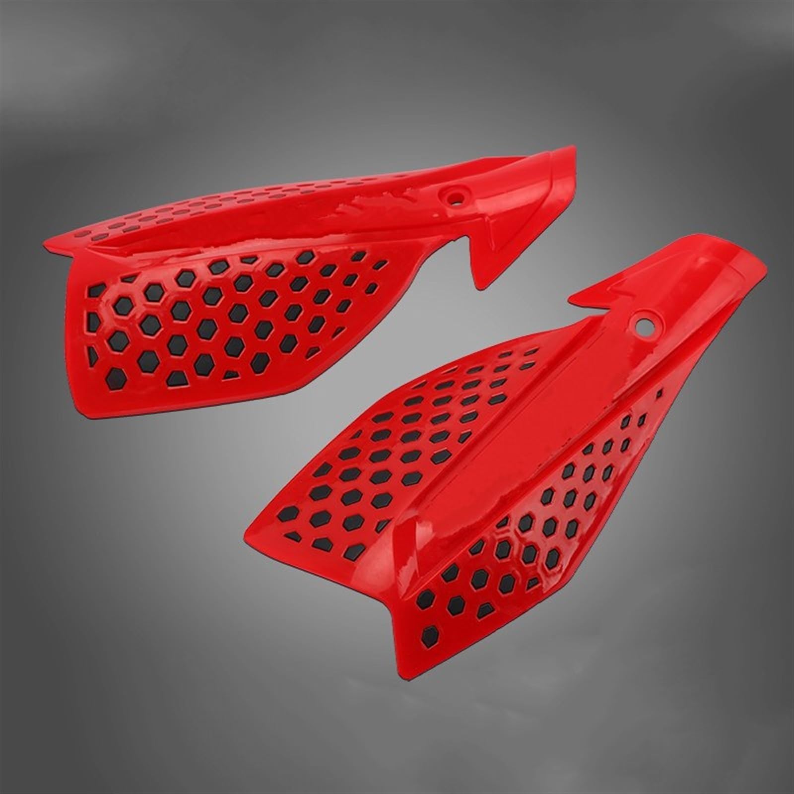 Componentes Protectores De Mano para Manillar Motocicleta, Protector Manos 22mm Y 28mm para Suzuki Moto Dirt Bike ATVS(Rojo)