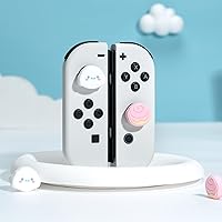 Vista 4 de Yocore Switch Thumb Grip Caps,Soft Silicone Thumb Grips,Analog Soft Silicone Joystick Caps Stick Caps for SwitchOLEDSwitch Lite,4 Pcs-DEG