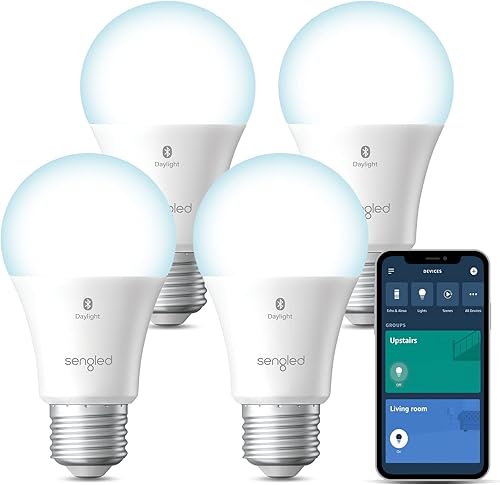 Miniatura 7 de Sengled - Bombillas Edison inteligentes, emparejamiento automático S1 con dispositivos Alexa, bombillas vintage inteligentes que funcionan con Ámbar