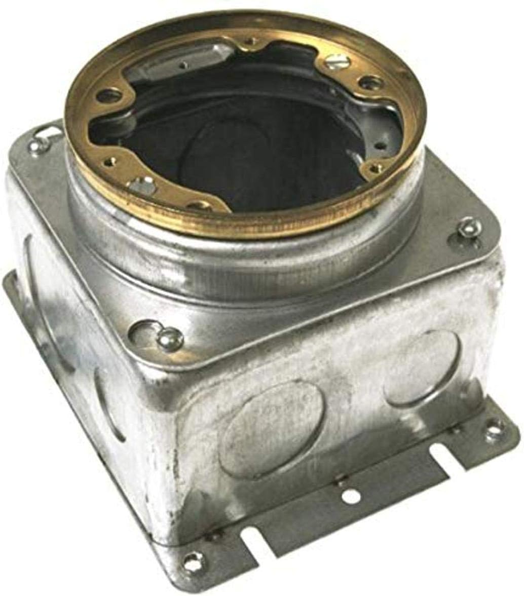 RACO 6255 Round Fully Adjustable Concrete Floor Box