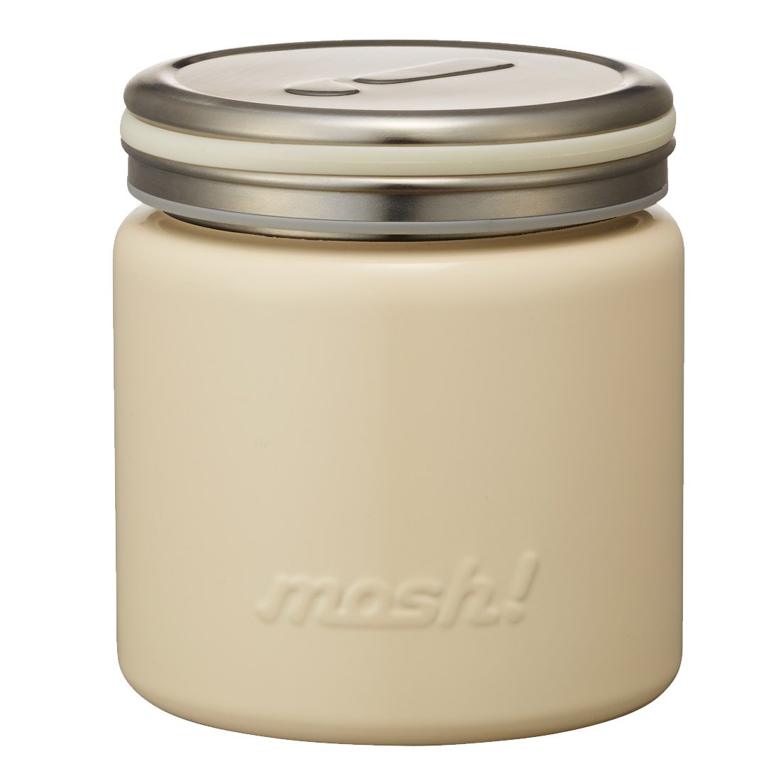Il cibo contenitori di vuoto isolamento cofano piatto 0.3L Avorio Mosh! (Mosh!) DMFP300IV