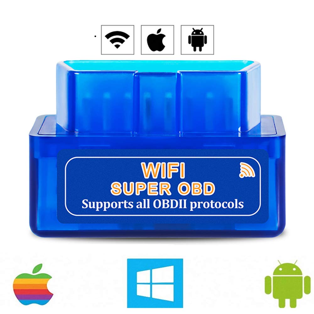 SCCJGL WiFi OBD2 Scanner for Android iOS(iPhone iPad), Launchh OBDII Auto Diagnostic Scan Tool, Car Diagnostic Scanner, Car Error Code Reader