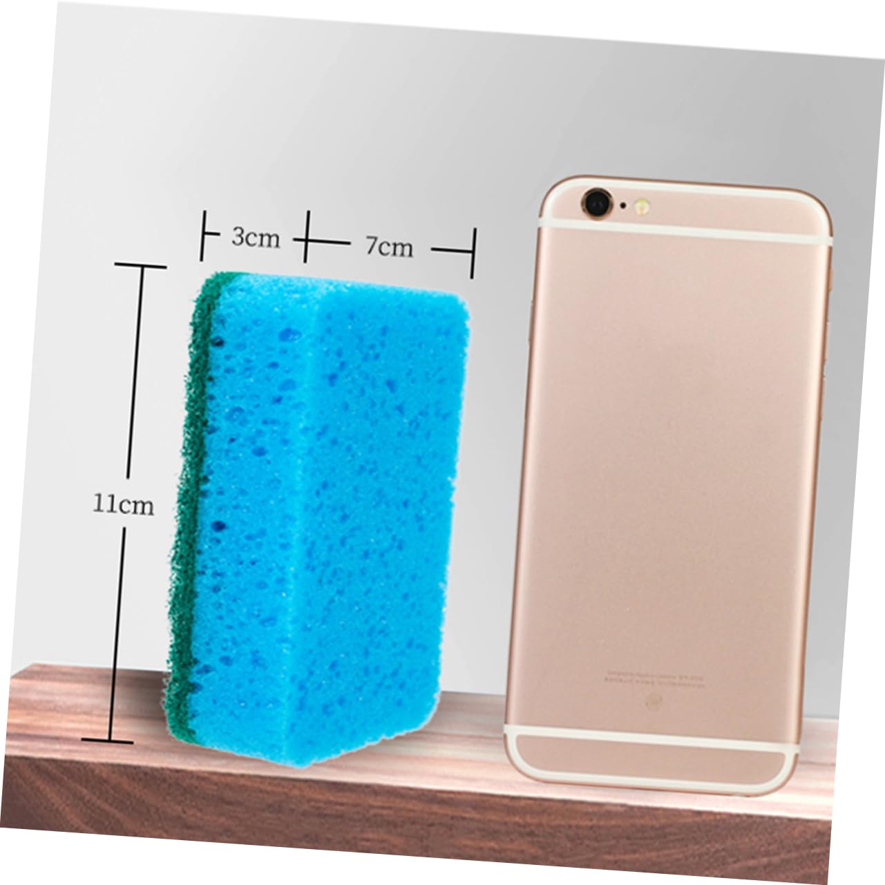 Gogogmee 8Pcs Colorful Double Sided Cleaning Sponge Soft Absorbent Dish Scrubber Tough Scouring Pad for Efficient Dishwashing Kitchen Cleaning and Surface Scrubbing