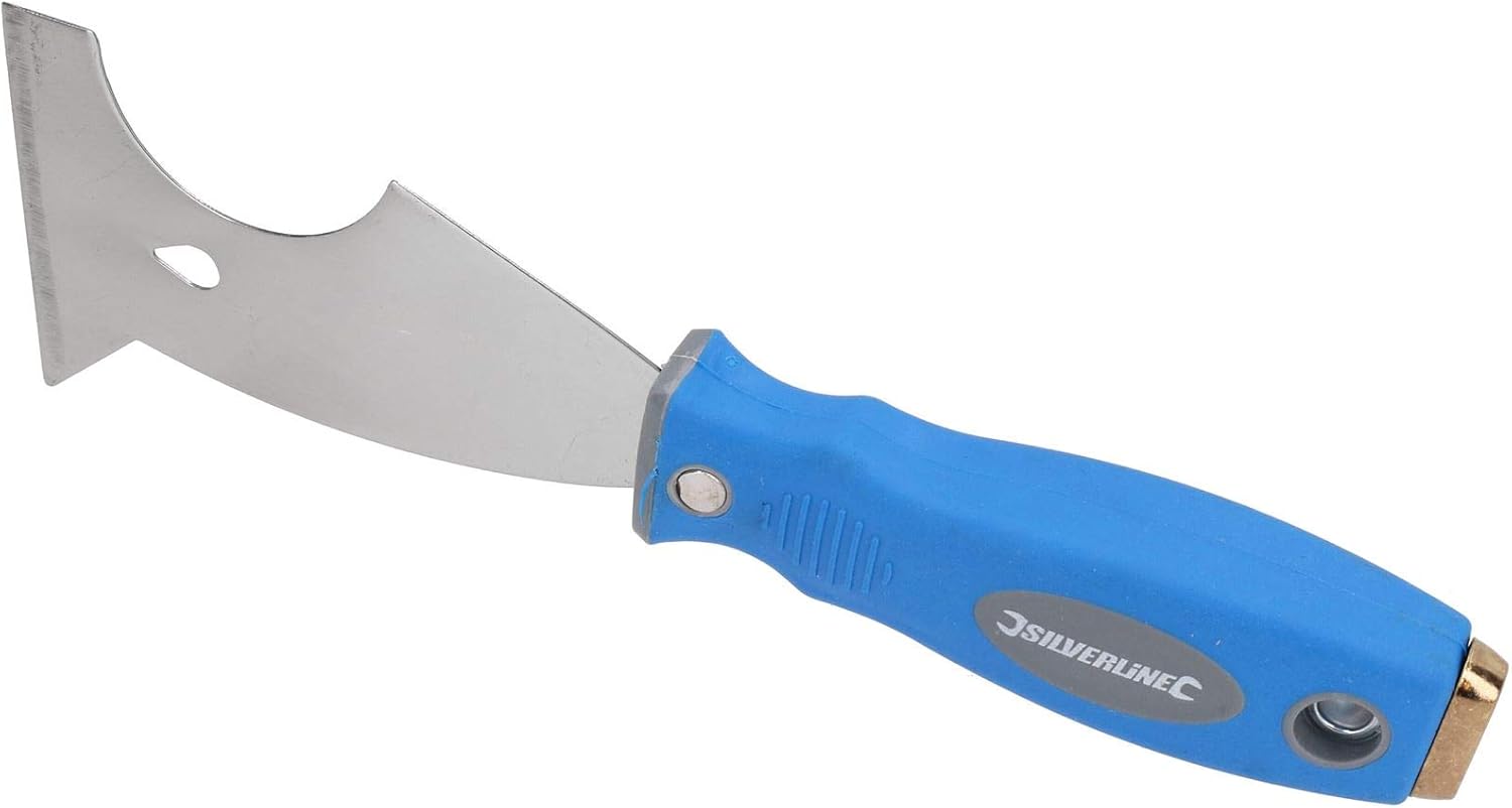 6 in 1 Wallpaper Decorating Tool Scraper Paint Roller Cleaner With Soft Grip