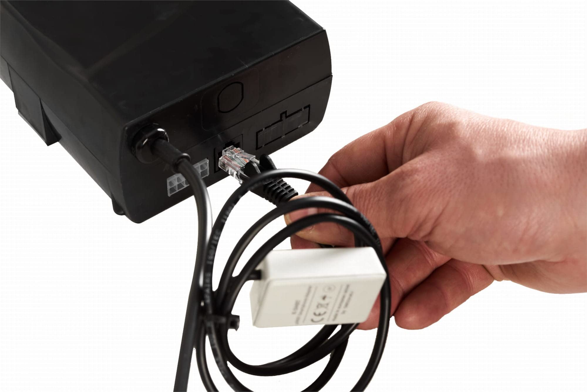 K-SMRT Adaptador WiFi para agarre y soporte de Sabaj, que permite el control de los mangos con la aplicación móvil wBox (Android, iOS) y Google Home, Alexa