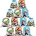 Produktbild WENTS Mitgebsel Kindergeburtstag Super Mario Turnbeutel Gastgeschenke Beutel 12 Stück Geschenktüte für Jungen Mädchen, Mitbringsel Geschenktaschen Geburtstagsfeier Partytüten