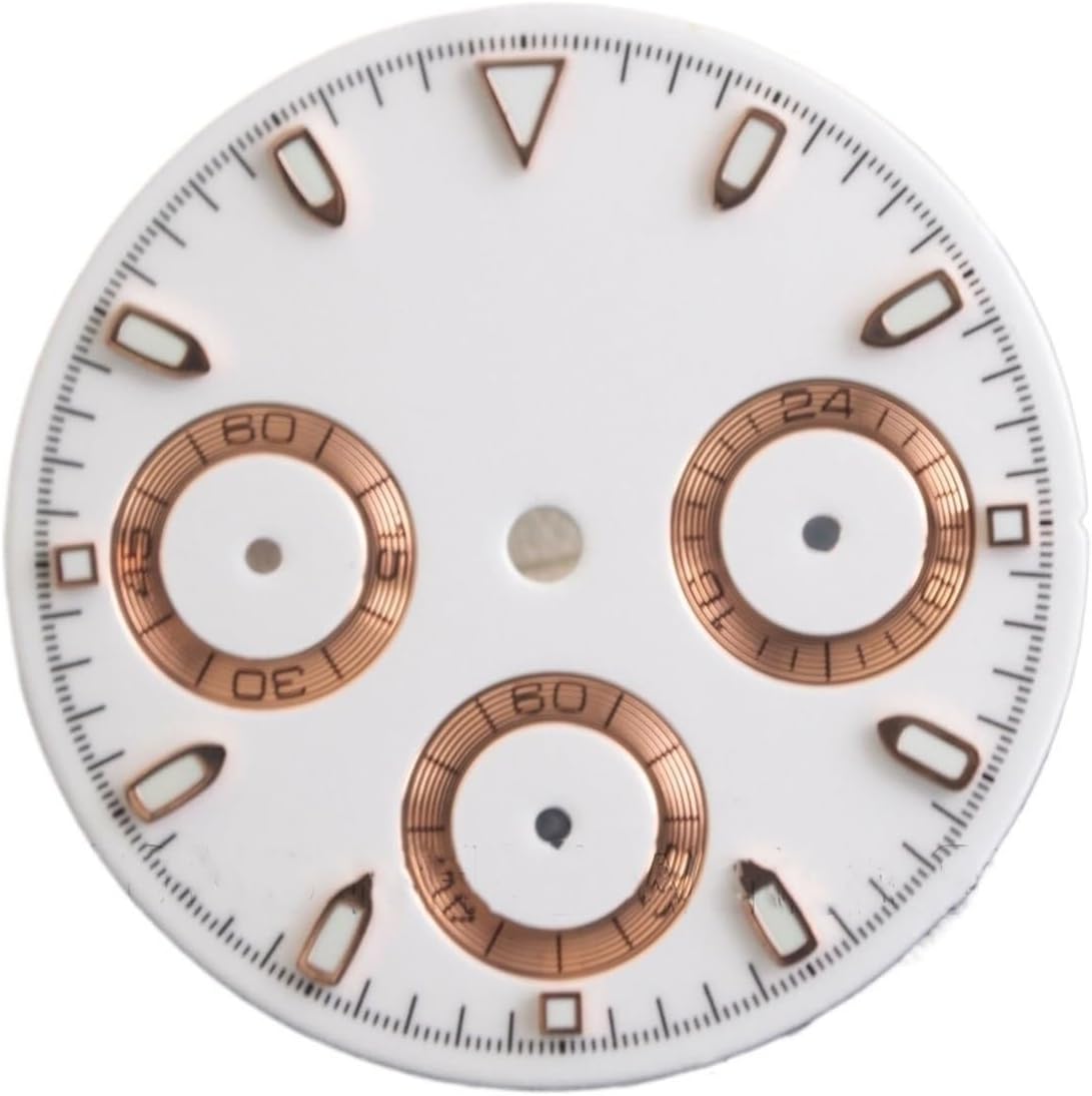 29mm VK63 Dial Hands Watch Face Pointers Parts Suitable Compatible 39mm Case Quartz Movement(Only Hands B1)