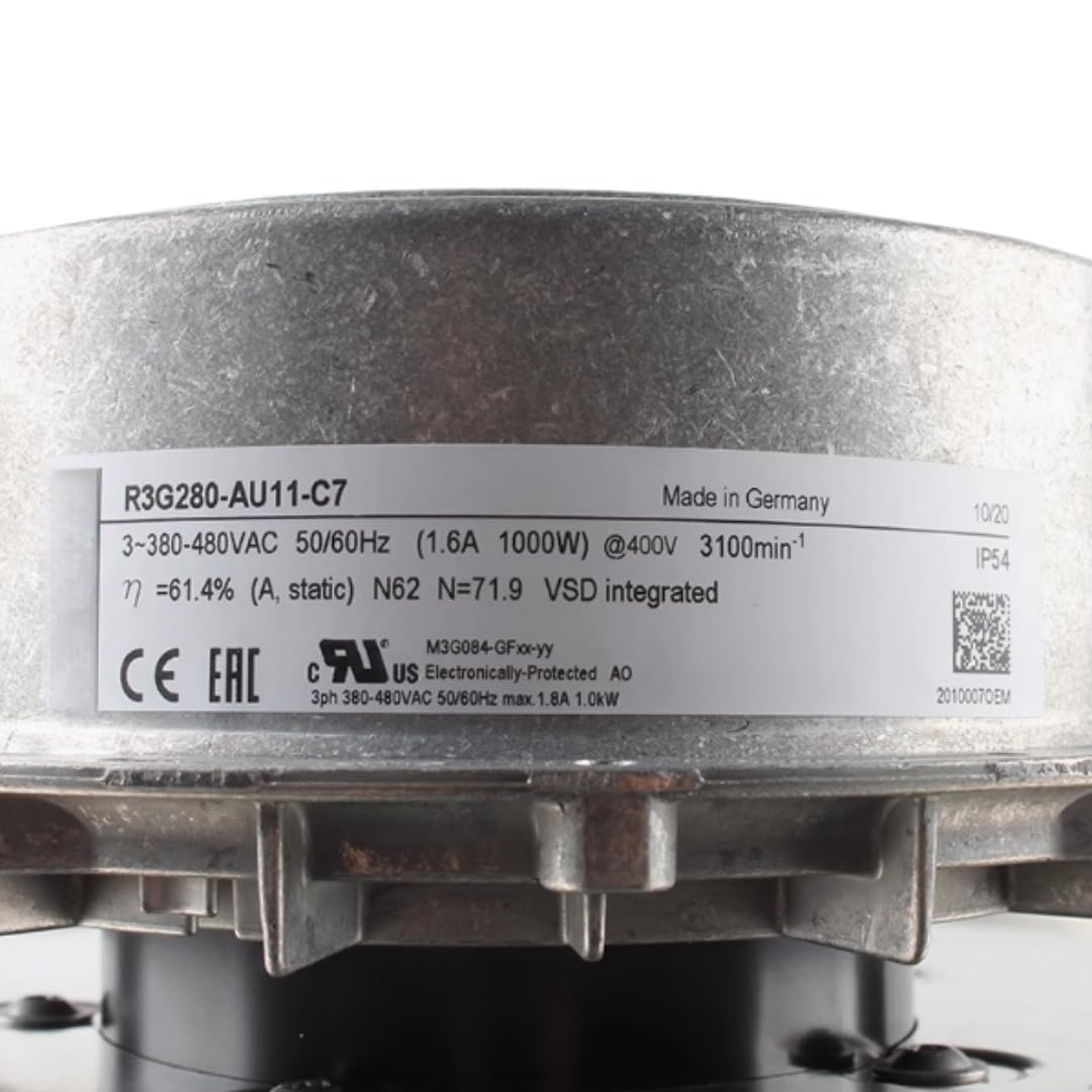 R3G280-AU11-C7 380-480V 1.6A 1000W 3100RPM Cooling Fan 280mm