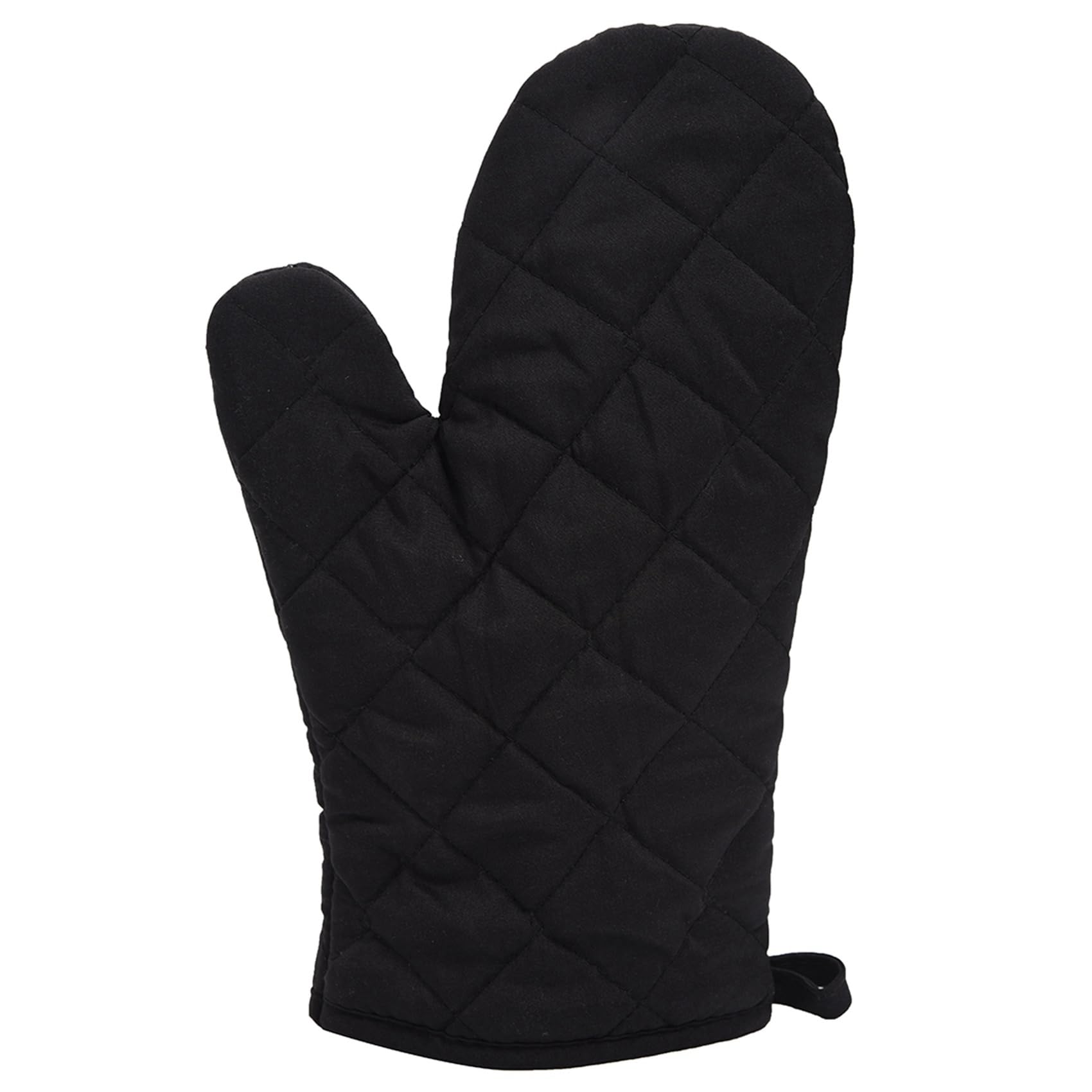6 Paire A la Chaleur en Coton de Four Cuisine Cuisson Moufles de Cuisson Noires