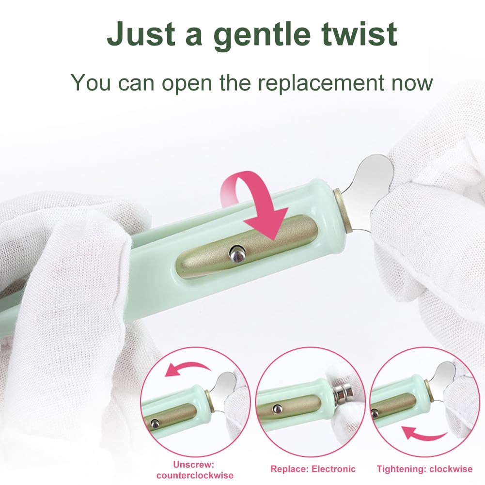 Nez Nettoyage Pince à Épiler avec Lumière LED,Pinces de Nettoyage du Nez,Oreille,Nombril,Pinces à Epiler pour Bébé,Pince à Épiler Plastique à Tête Ronde,Sécurité pour Bébé Brucelles,2PC