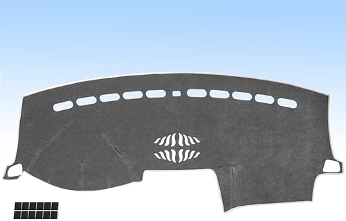 Miniatura 13 de AUQDD Tapete de cubierta de tablero apto para 2019 2020 2021 2022 2023 to-yota RAV4, tapete de franela gris, antirreflejo, antirreflejo, sin olor