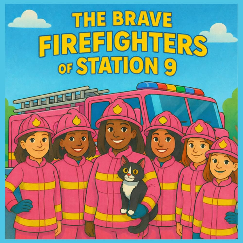 The Brave Firefighters of Station 9: A Courageous Crew, a Pink Fire Truck, and Big Rescues