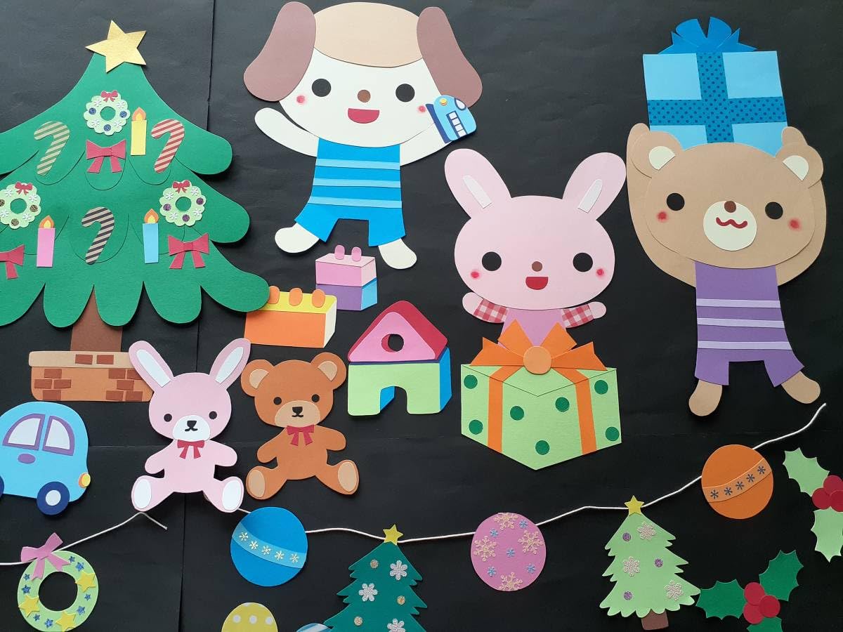 Amazon.co.jp: クリスマス 壁面飾り幼稚園 保育園 施設 病院など