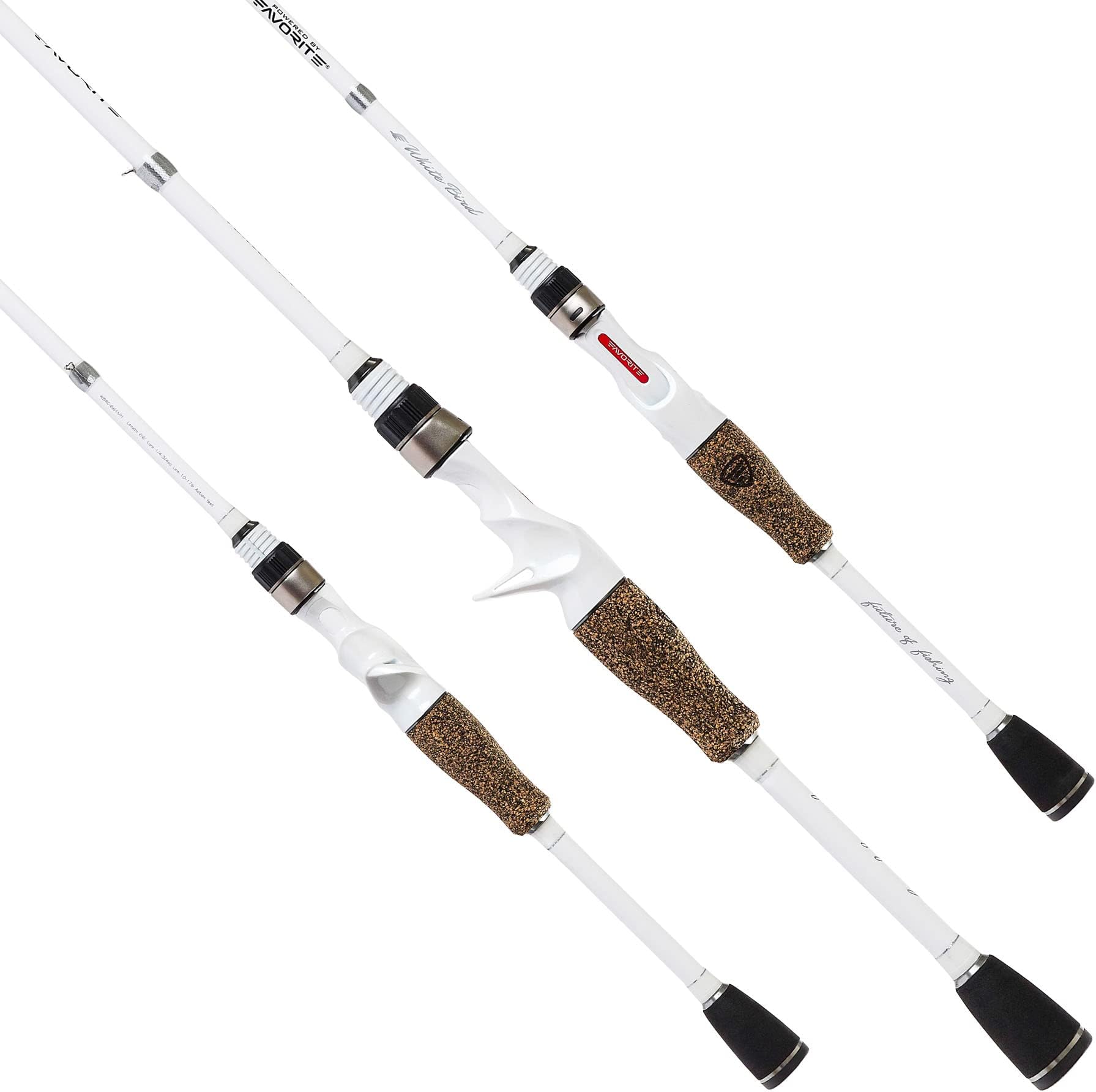FAVORITE White Bird Powered Casting Rod